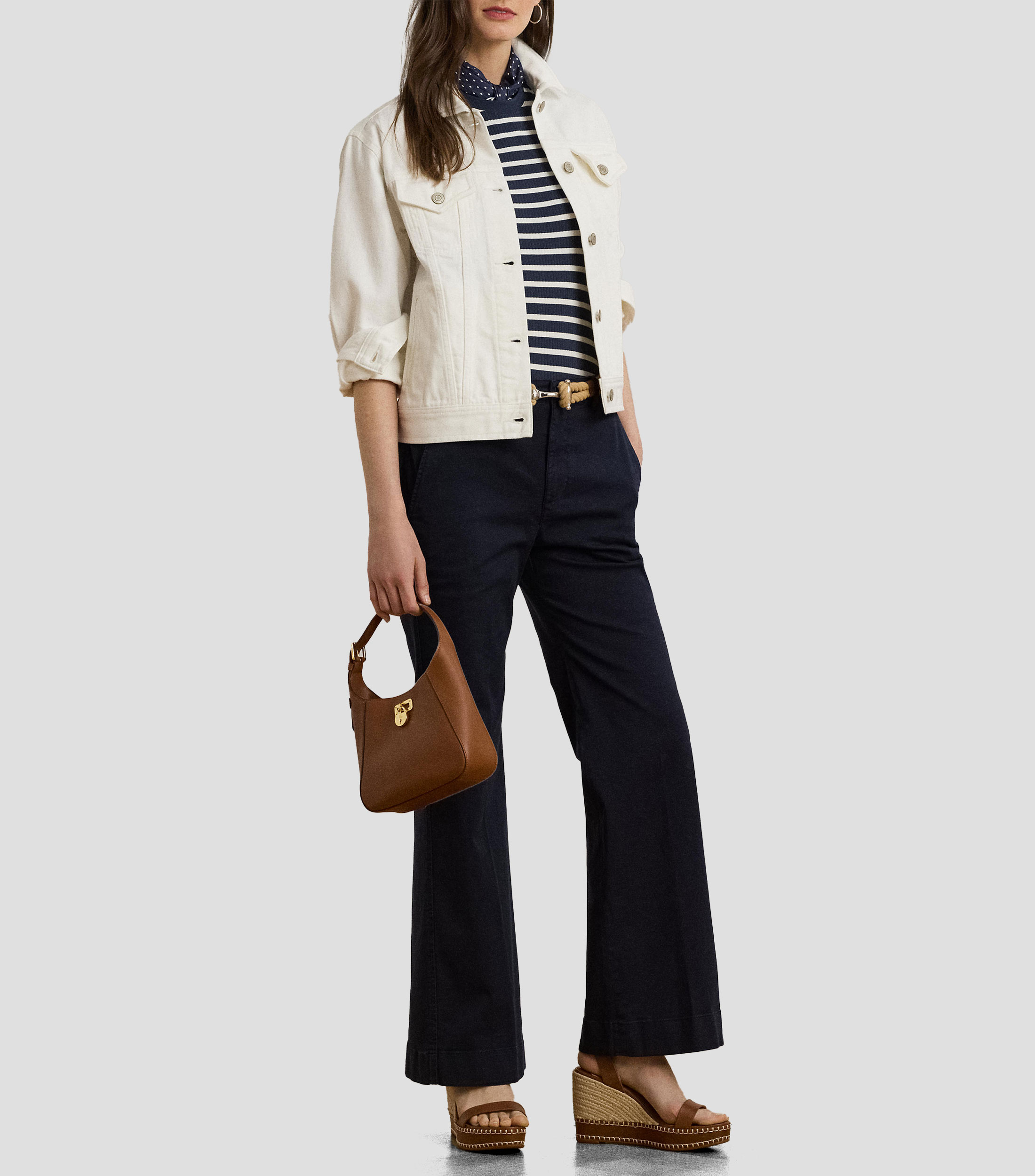 Pantalón casual tipo chino Mujer